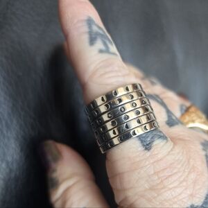 Evil Pawn Jewelry Moon Phase stack Rings